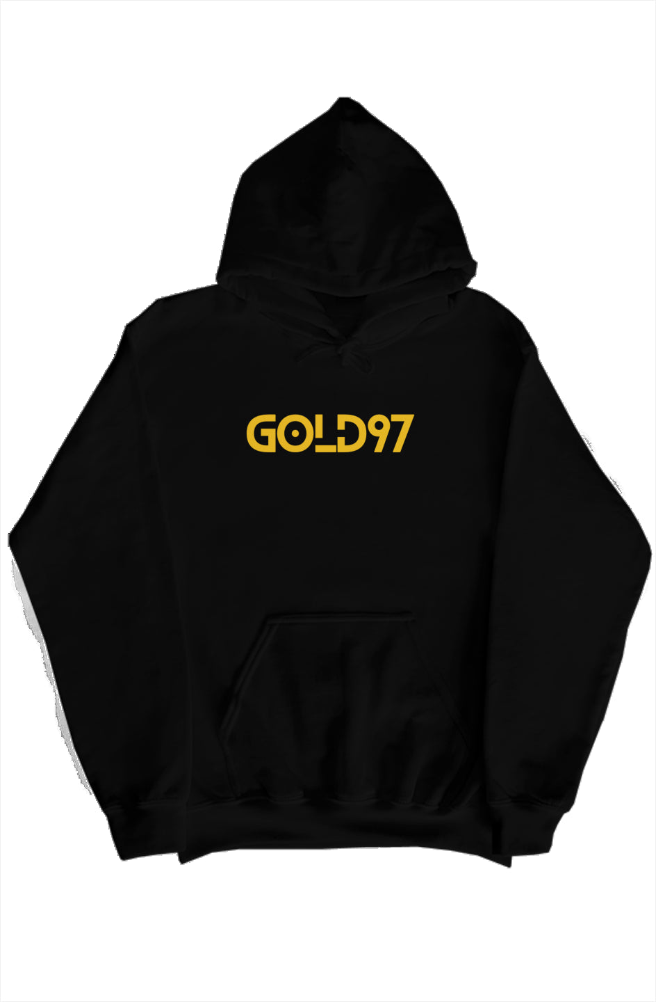 gold97 blk &amp;amp; gold pullover hoodie